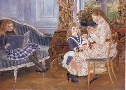 Children-s Afternoon at Wargemont Pierre-Auguste Renoir